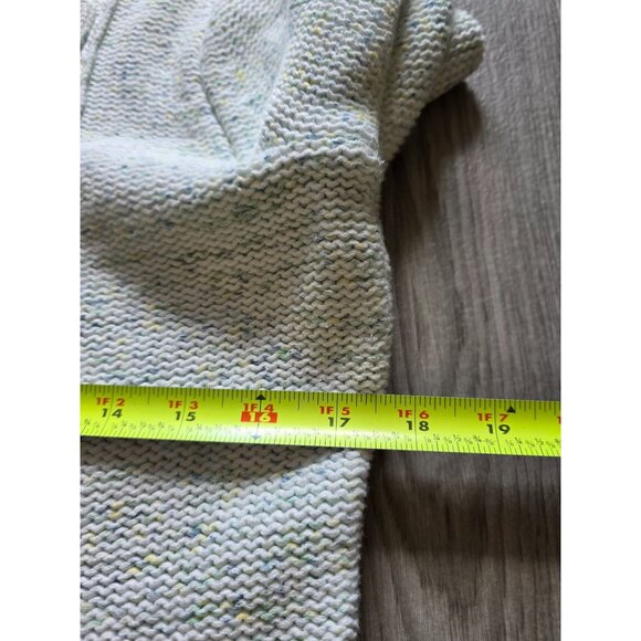 Talbots Petite Womens Cable Knit Sweater SP Green Wool Blend - Picture 8 of 9